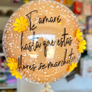 Burbuja creativa flores