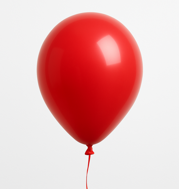 Bolsa de globo de latex rojo