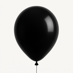 Bolsa de globo de latex negro
