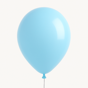 Bolsa de globo de latex azul celeste