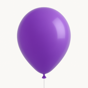 Bolsa de globo de latex morado
