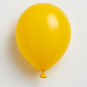 Bolsa de globo de latex amarillo