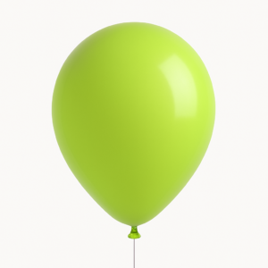 Bolsa de globo de latex verde lima