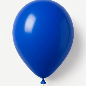Bolsa de globo de latex azul rey